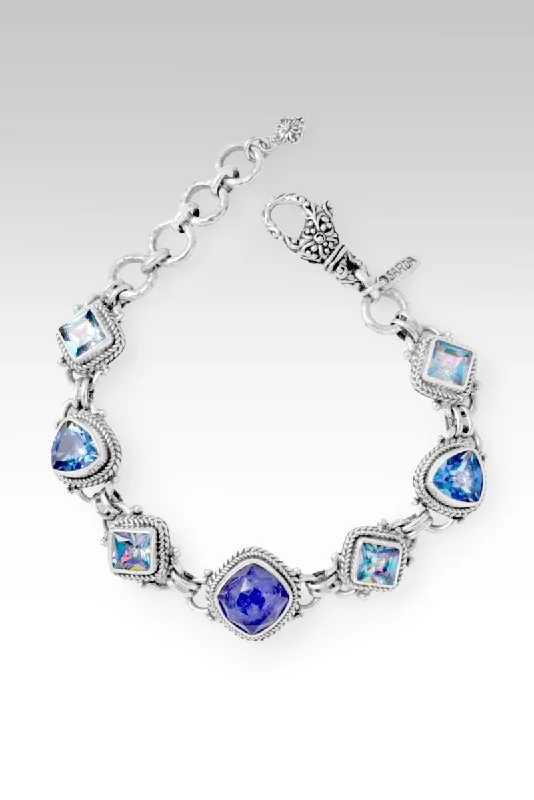 Bracelets with moonstone gems for mystic appeal -Loving Kindness Bracelet™ in Tanzanite