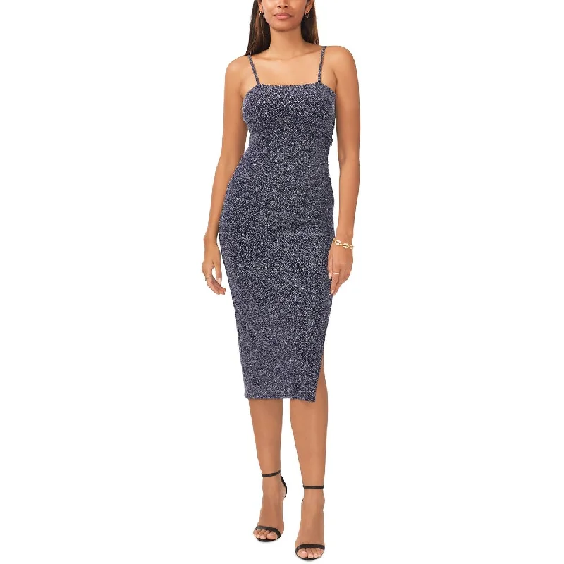 Strapless Dresses for Glamorous -1.State Womens Glitter Ruched Sheath Dress