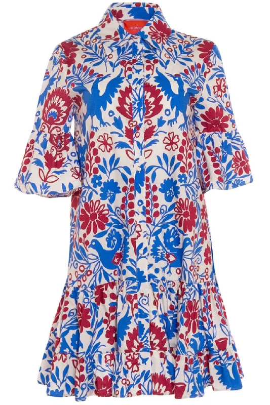 Beach Dresses for Coastal -Choux Dress - Blue