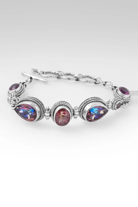 Bracelets with knot accents for symbolic charm -Peace in Storms Bracelet™ Zodiac Fun™ Mystic Quartz