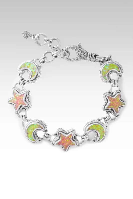 Bracelets with opal gems for iridescent glow -Shoot for the Stars Bracelet™ in Shooting Star Simulated Opal