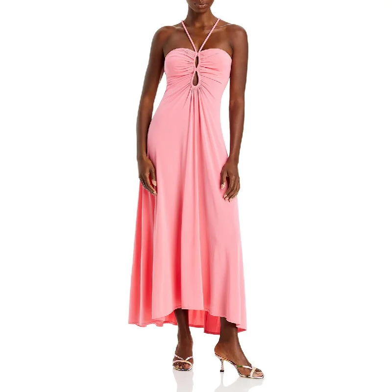 Formal Dresses for Occasions -A.L.C. Womens Julieta Halter Cut Out Maxi Dress