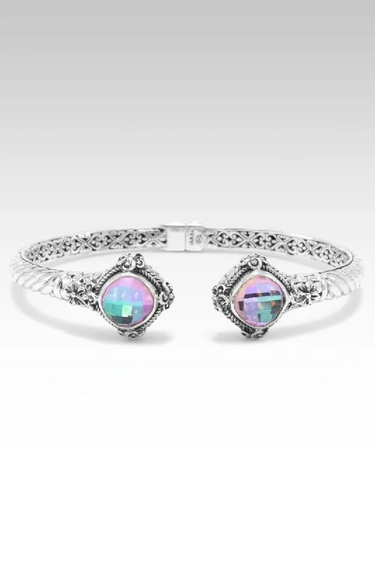 Bangles with sleek opal for iridescent charm -Fruit of the Spirit Tip-to-Tip Bracelet™ in Northern Lights Sky™ Mystic Quartz