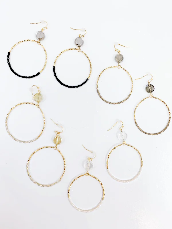 Rings with sunburst citrine for radiant appeal -It's  A Girl Thing Earring