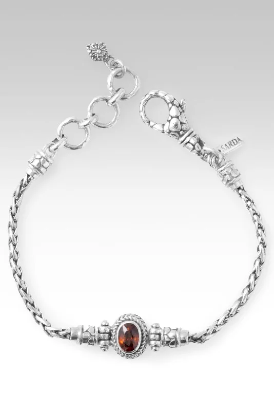 Bracelets with matte rose gold for subtlety -Ethereal Beauty Bracelet™ in Cognac Zircon