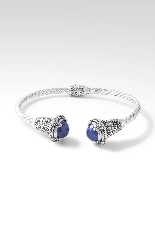 Bracelets with engraved constellations for stargazers -Forgive Freely Tip-to-Tip Bracelet™ in Tanzanite