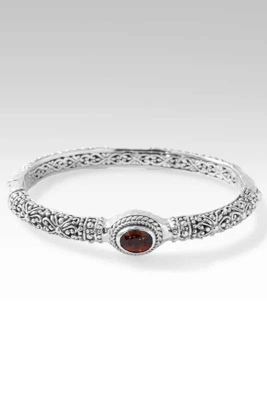 Bangles with raw citrine for sunny charm -Harmony Bangle™ in Cognac Zircon