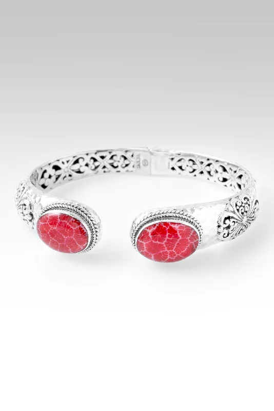 Bracelets with star sapphire for unique shine -Sweet to the Soul Tip-to-Tip Bracelet™ in Red Indonesian Coral