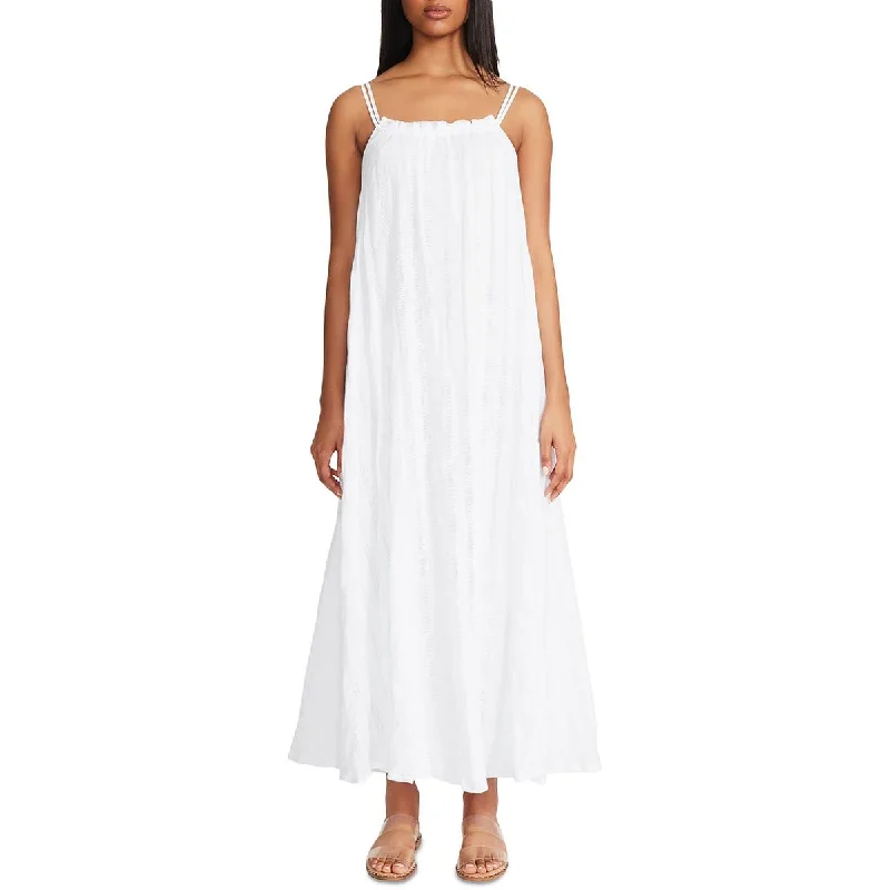 Beach Dresses for Coastal -BB Dakota by Steve Madden Womens Cotton Midi Shift Dress