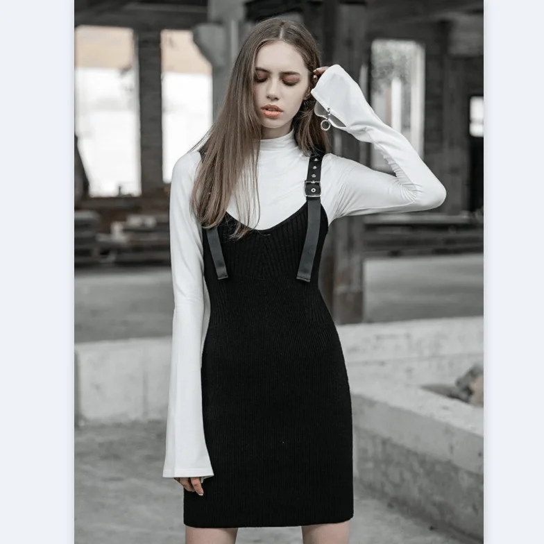 Silk Dresses for Luxurious -Women's Slim-Fitted Knitted Slip Dress