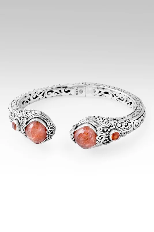 Bangles with vintage emerald for rich luxury -What is Right & True Tip-to-Tip Bracelet™ in Orange Sunstone