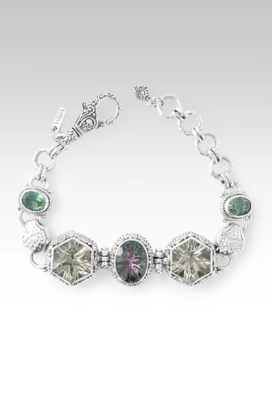 Bracelets with citrine stones for warm tones -Sing for Joy Bracelet™ in Chrome Chameleon™ Mystic Quartz