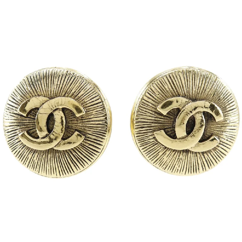 Rings with spiral designs for eye-catching twist -Chanel Coco Mark   Plated Earring Jewelry (Pre-Owned)