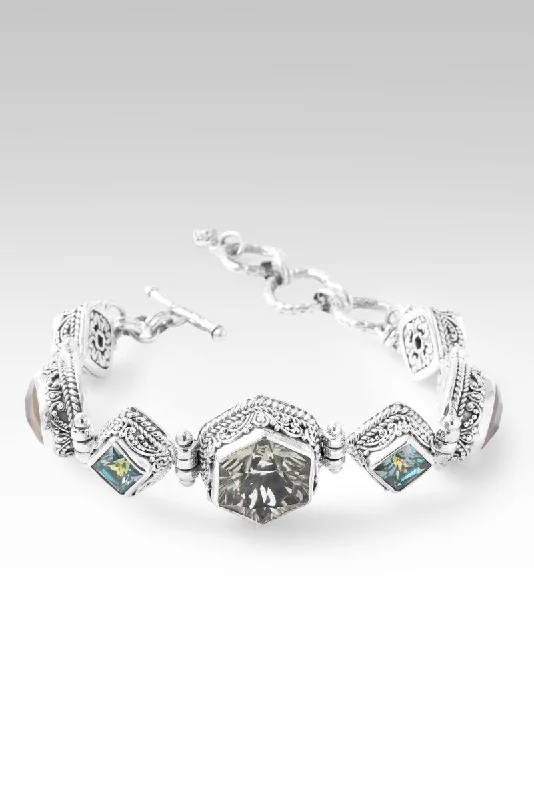 Bracelets with branch patterns for nature flair -Floral Harmony Bracelet™ in Abalone