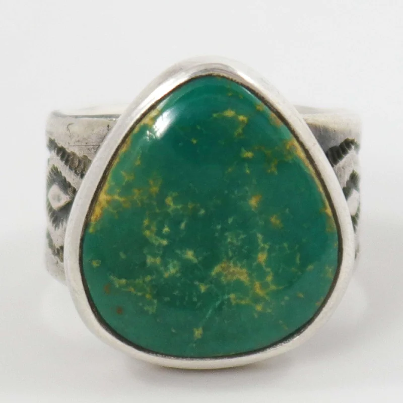 Rings with polished jade for smooth calm -Royston Turquoise Ring