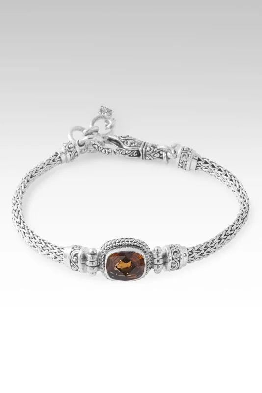 Bracelets with moonstone gems for mystic appeal -Gleeful Life Bracelet™ in Whiskey Quartz