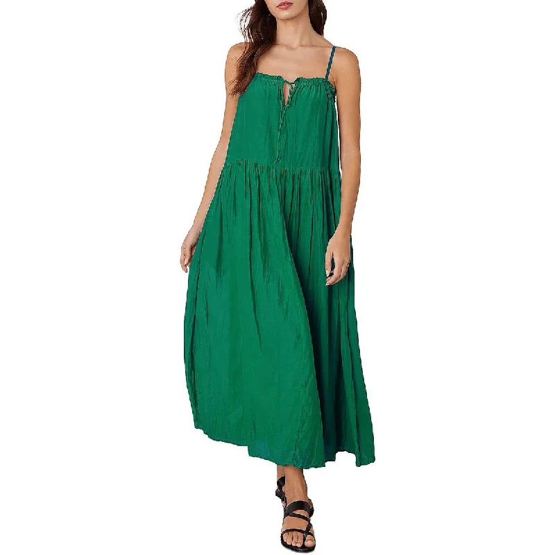 Party Dresses for Celebration -VELVET BY GRAHAM & SPENCER Womens Farrah Silk Blend Long Maxi Dress