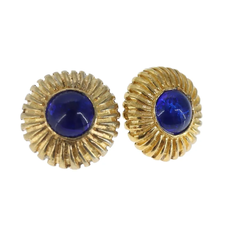 Rings with hexagon-cut stones for trendiness -Chanel Gripoix  Metal Earring Jewelry (Pre-Owned)