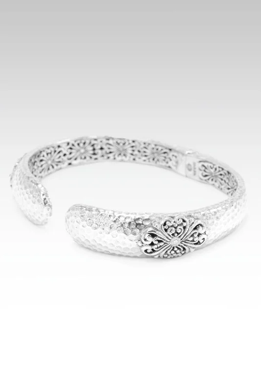 Bracelets with engraved constellations for stargazers -Held Up in Grace Tip-to-Tip Bracelet™ in Diamond