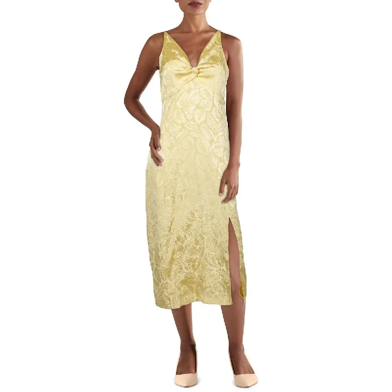 Anniversary Dresses for Special -Willow Womens Glenda Jacquard V-Neck Midi Dress