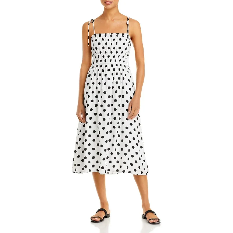 Sleeveless Dresses for Coolness -Line & Dot Womens Sunday Polka Dot Midi Sundress