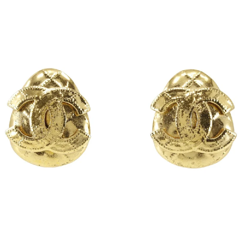 Rings with citrine stones for sunny vibes -Chanel Coco Mark   Plated Earring Jewelry (Pre-Owned)