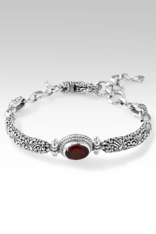 Bangles with sleek opal for iridescent charm -Wondrous Grace Bracelet™ II in Hessonite Garnet