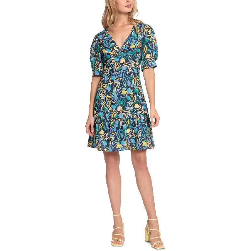 Midi Dresses for Versatile Wear -Donna Morgan Womens Ruffle Sweetheart Neckline Fit & Flare Dress