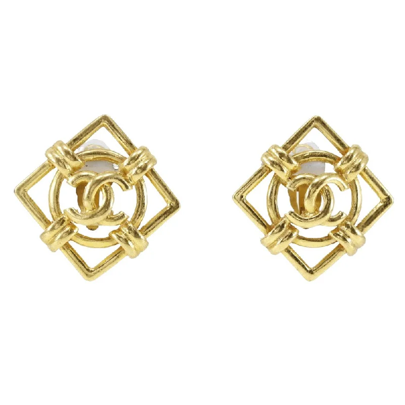 Rings with rose quartz for soft romance -Chanel Coco Mark   Plated Earring Jewelry (Pre-Owned)