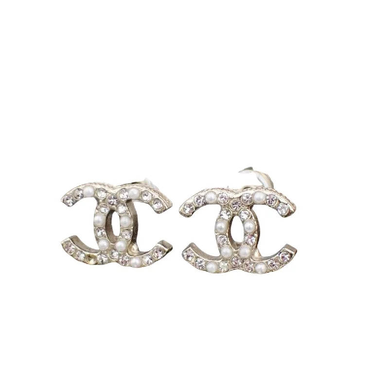 Rings with raw citrine for sunny charm -Chanel Coco Mark   Plated Earring Jewelry (Pre-Owned)