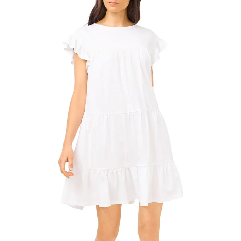 Wedding Dresses for Bridal Look -1.State Womens Tiered Ruffled Shift Dress