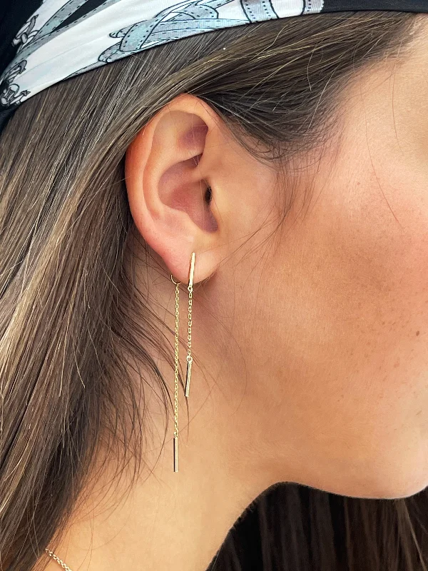 Rings with coral stones for vibrant pop -The One Where No One Was Ready Earring