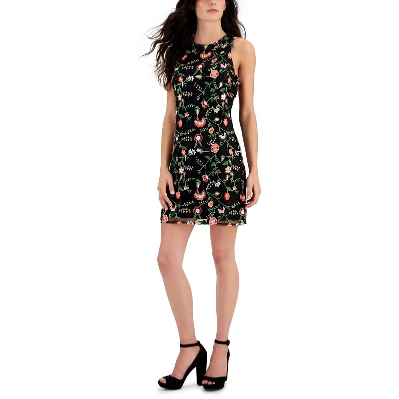 Solid Color Dresses for Simple -Sam Edelman Womens Floral Mini Cocktail And Party Dress