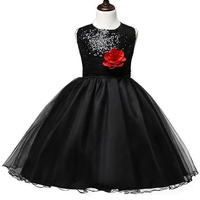 Nylon Dresses for Stretchable -Flower Girl Dresses, Lace