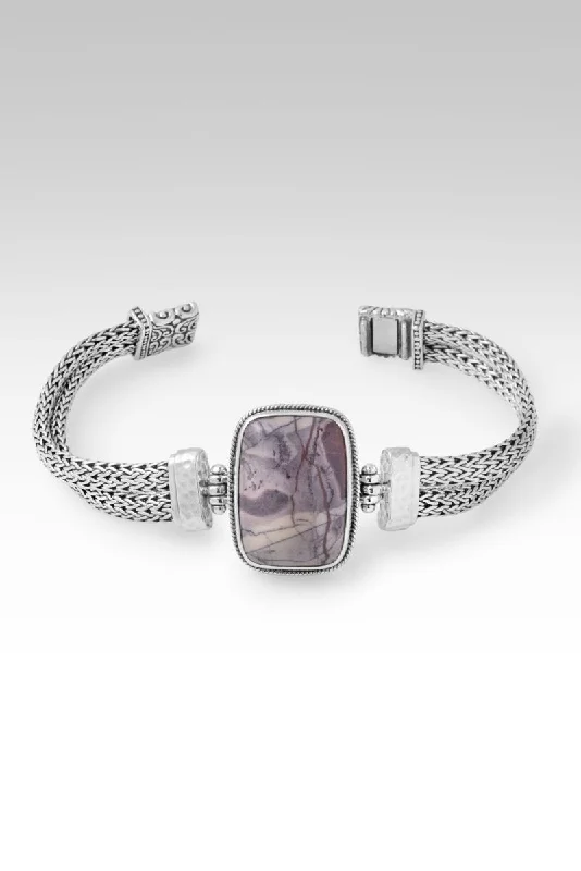 Thin bangles perfect for layering multiple styles -Hope in Heaven Bracelet™ in Porcelain Jasper