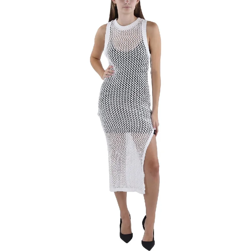 Striped Dresses for Fashionable -Beach Riot Womens Crochet Dress Cover-Up