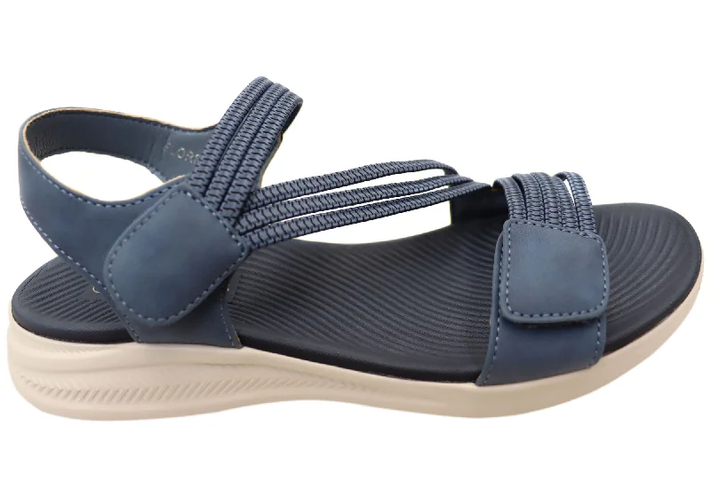 Trendy sandals for men with suede straps and minimalistic design for everyday wear-CC Resorts Florrie Womens Comfortable Sandals