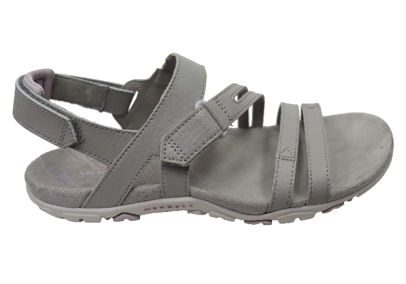 Elegant sandals for evening events with satin finish and embellished details-Merrell Womens Sandspur Rose Convert Comfortable Leather Sandals