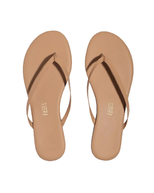 Slip-on sandals for women with adjustable straps and flexible material for comfort-Lily Sandals (Cocobutter Matte)