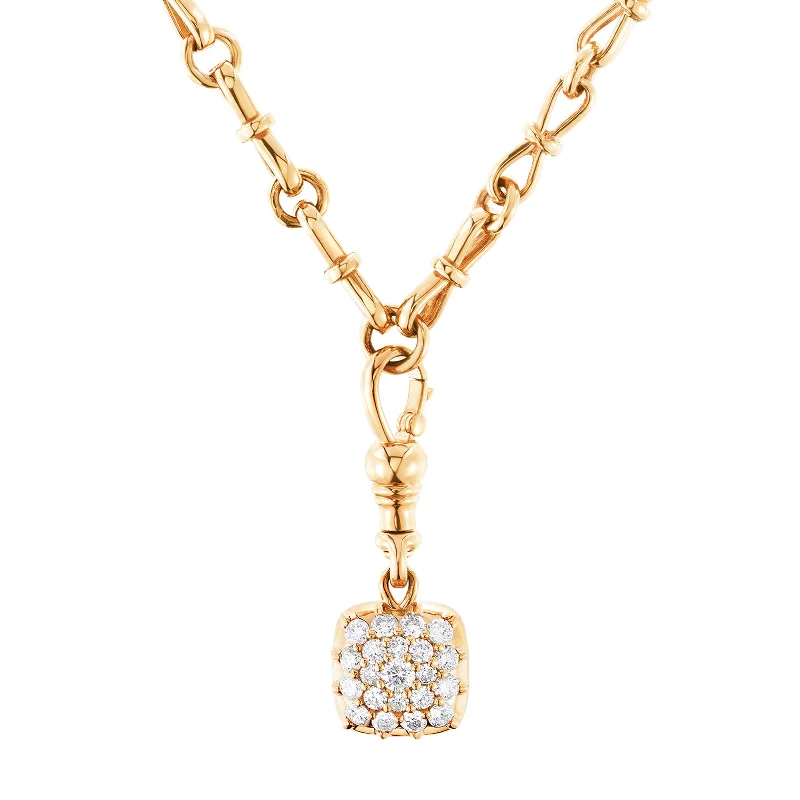 Best necklaces and pendants with glowing moonstone for an ethereal glow-Trilogy Diamond Necklace