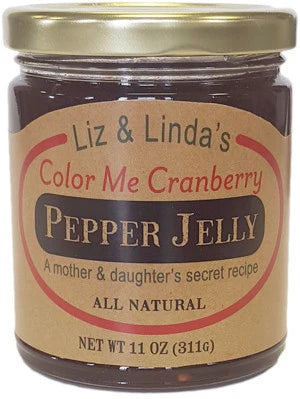 Best necklaces and pendants with butterfly pendants for a delicate, light style-Liz & LInda's Color Me Cranberry Pepper Jelly