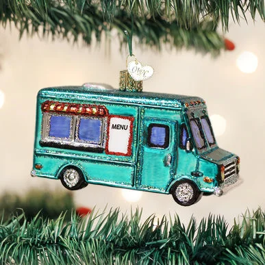 Stunning necklaces and pendants with turquoise and gold for a vibrant, earthy look-Old World Christmas - Food Truck