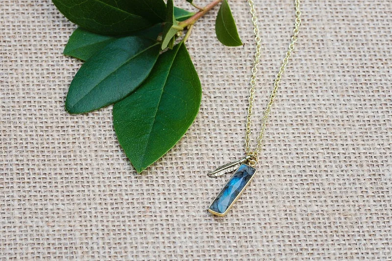 Best necklaces and pendants with silver chains for a sleek, timeless look-Petite Labradorite Necklace