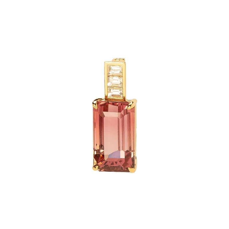 Unique necklaces and pendants with tree of life motifs for nature-inspired elegance-Supreme Pendant - Pink Tourmaline